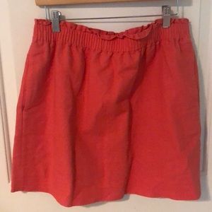 EUC Coral JCrew Mini Skirt